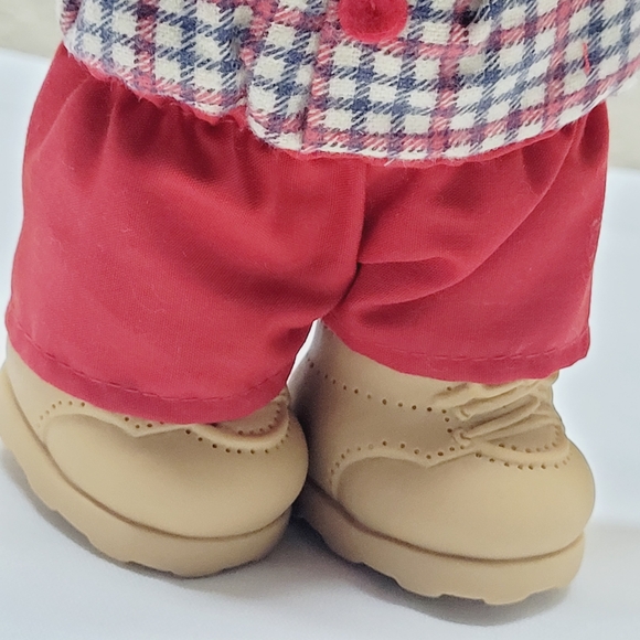 *M7 Furskin bears by Wendy's 1986 original Appalachian artworks red shorts 8" - Picture 3 of 6